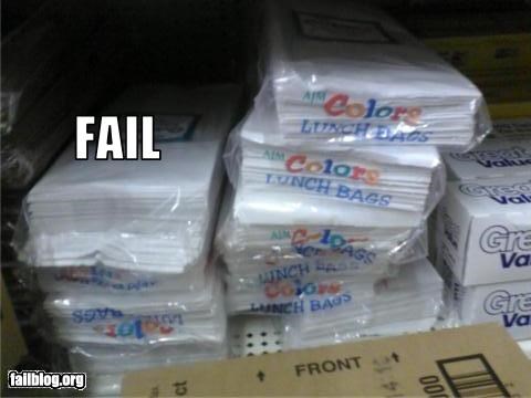 Colors? Fail