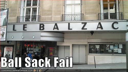 Ball Sack Fail