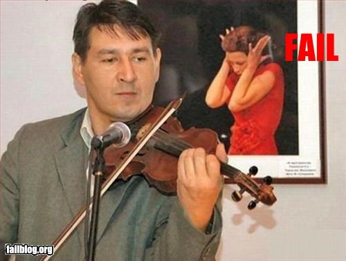 Violinist Fail