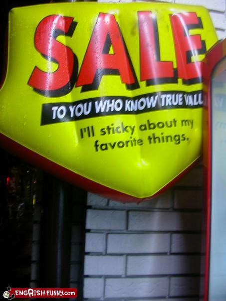 I'll sticky about my favorite things