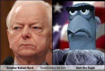 Senator Robert Byrd Totally Looks Like Sam the Eagle
