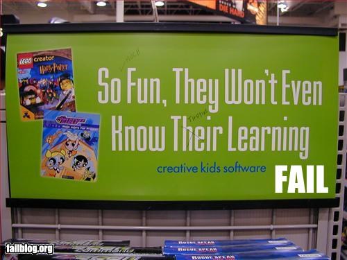 Edutainment Fail