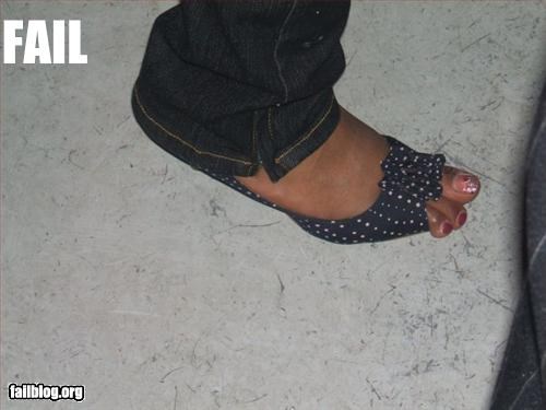 Peep Toe Shoes Fail