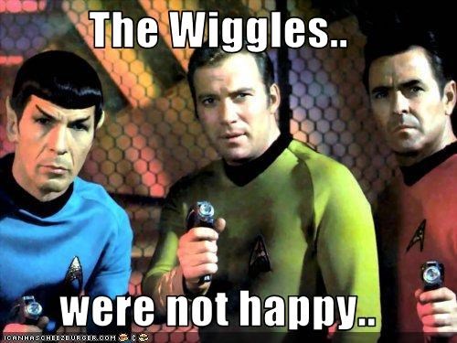 The Wiggles..  were not happy..