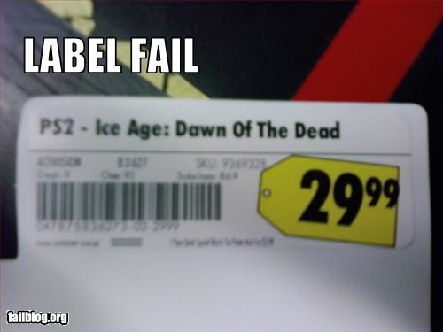 Label Fail