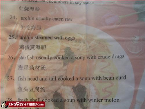 Soup With CRUDE DRUGS??