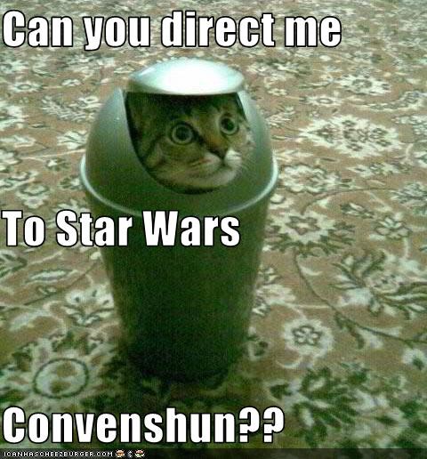 Can you direct me To Star Wars  Convenshun??