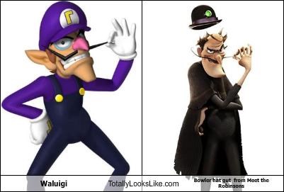 Waluigi Totally Looks Like Bowler hat gut  from Meet the Robinsons