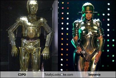 C3PO Totally Looks Like beyonce