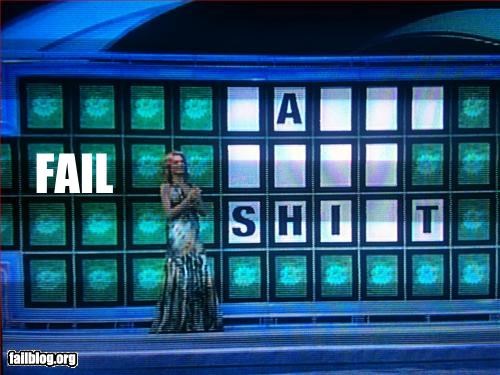 Wheel of Fortune Fail