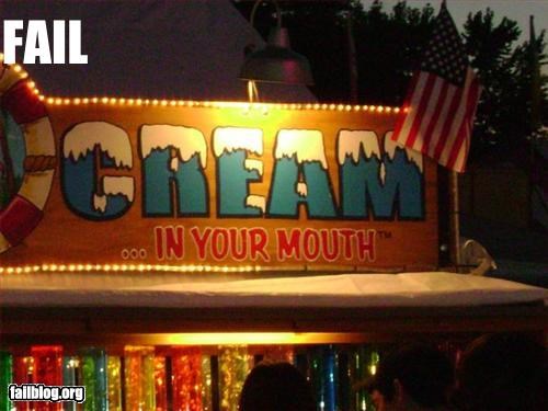 Carnival Cream Fail