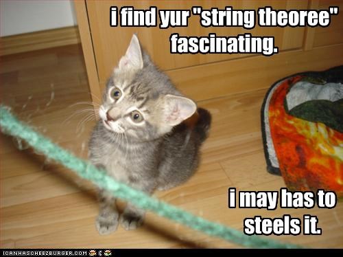 i find yur "string theoree" fascinating.