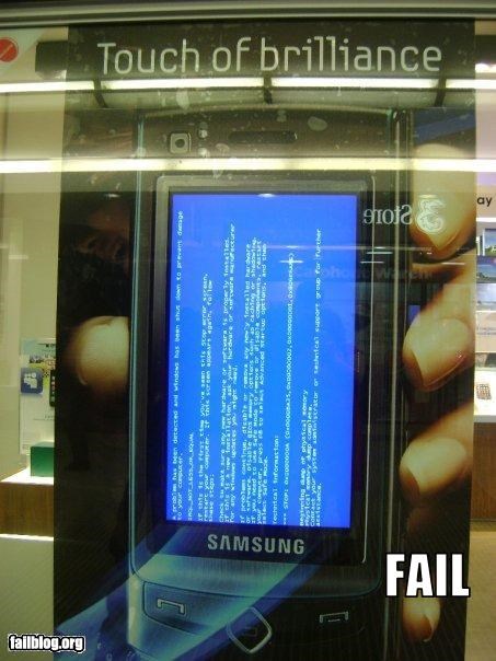 Samsung Ad Fail
