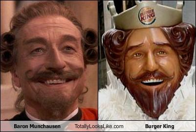 Baron Munchausen Totally Looks Like Burger King