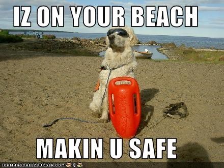 IZ ON YOUR BEACH  MAKIN U SAFE