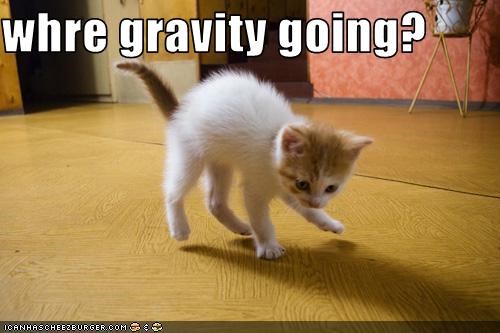 whre gravity going?