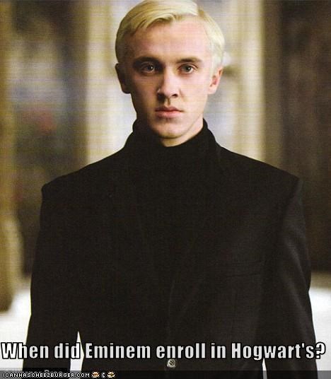 When did Eminem enroll in Hogwart's?