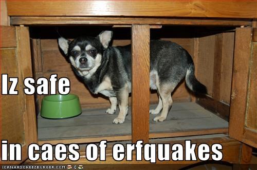 Iz safe in caes of erfquakes