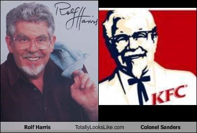Rolf Harris Totally Looks Like Colonel Sanders