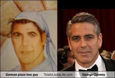 German pizza-box guy Totally Looks Like George Clooney