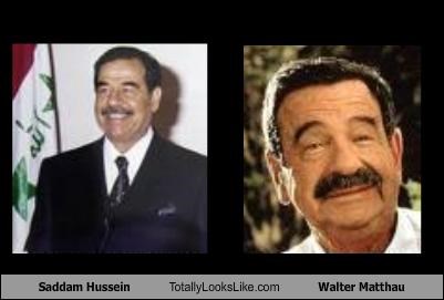 Saddam Hussein Totally Looks Like Walter Matthau
