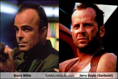 Bruce Willis Totally Looks Like Jerry Doyle (Garibaldi)