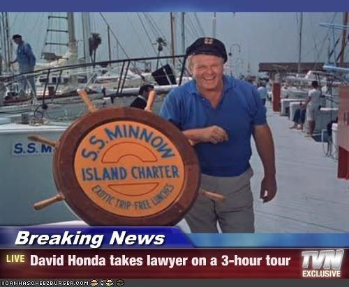 Breaking News - David Honda takes lawyer on a 3-hour tour