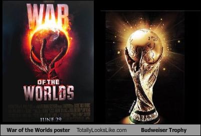 War of the Worlds poster Totally Looks Like Budweiser Trophy