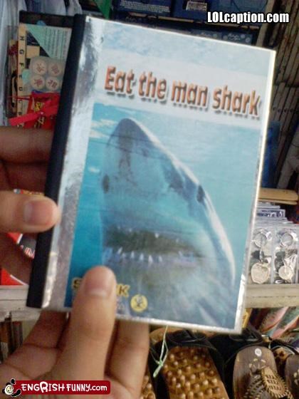 Dear god! a man-shark!