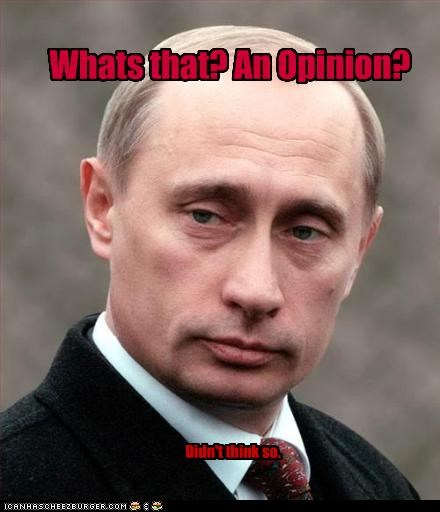Whats that? An Opinion?