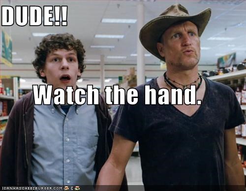 DUDE!! Watch the hand.