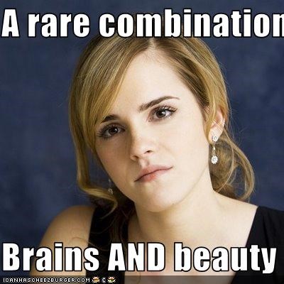 A rare combination  Brains AND beauty