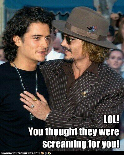 LOL!
You thought they were
screaming for you!