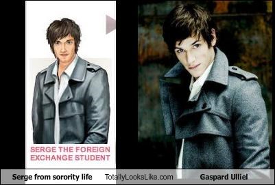 Serge from sorority life Totally Looks Like Gaspard Ulliel