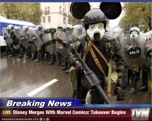 Breaking News - Disney Merges With Marvel Comics: Takeover Begins