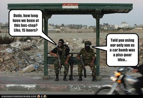 Dude, how long have we been at this bus-stop? Like, 15 hours?