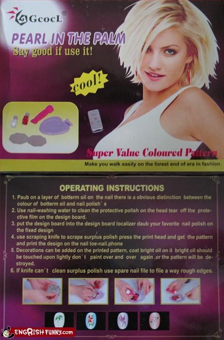 Nail art stamping kit