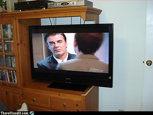 See Honey? We Don't Need A New Entertainment Center.