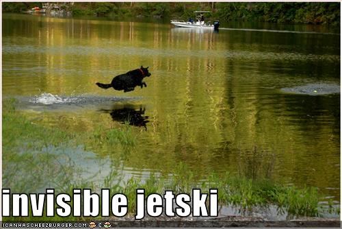 invisible jetski