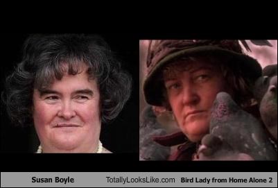 Susan Boyle Totally Looks Like Bird Lady from Home Alone 2