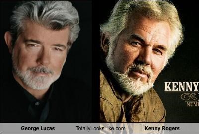 George Lucas Totally Looks Like Kenny Rogers