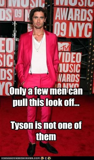 Tyson Ritter at the VMA's