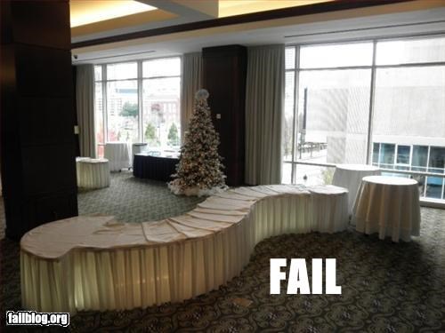 Table Set Up Fail