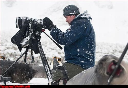 Production Assistant Seal Breaks Down Equipment Early