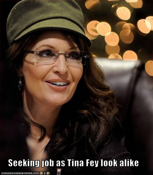 Seeking job as Tina Fey look alike