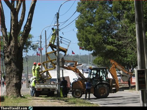 Unbelievable! Seven Workers And Five Of Them Are Actually Working...
