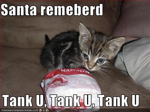 Santa remeberd  Tank U, Tank U, Tank U