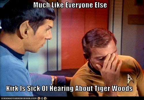 Much Like Everyone Else  Kirk Is Sick Of Hearing About Tiger Woods