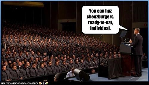 You can haz cheezburgers, ready-to-eat, individual.