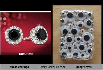 these earrings Totally Looks Like googly eyes